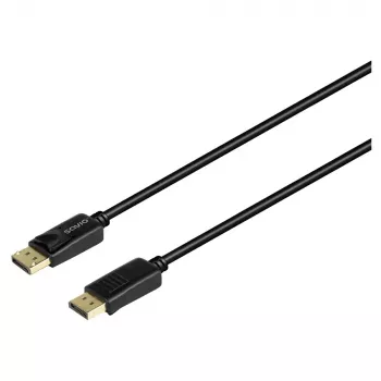 Cabo DisplayPort SAVIO CL-204 v1.4 1 m, compatibilidade DP 1.4