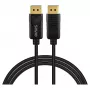 Cabo DisplayPort SAVIO CL-204 v1.4 1 m, compatibilidade DP 1.4