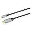 Cabo USB-C para DisplayPort SAVIO CL-208 (DisplayPort 1.2, 2 m)