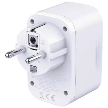 Carregador 3MK Charger Comfort GaN 30W branco – fonte de alimentação USB, saída GaN 30W