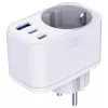 Carregador 3MK Charger Comfort GaN 30W branco – fonte de alimentação USB, saída GaN 30W