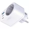 Carregador 3MK Charger Comfort GaN 30W branco – fonte de alimentação USB, saída GaN 30W