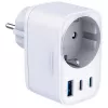 Carregador 3MK Charger Comfort GaN 30W branco – fonte de alimentação USB, saída GaN 30W