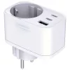 Carregador 3MK Charger Comfort GaN 30W branco – fonte de alimentação USB, saída GaN 30W