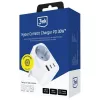 Carregador 3MK Charger Comfort GaN 30W branco – fonte de alimentação USB, saída GaN 30W