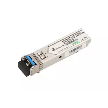 Módulo transceptor de rede Extralink EX.13599 SFP fibra ótica 1250 Mbit/s 1510 nm aço inoxidável