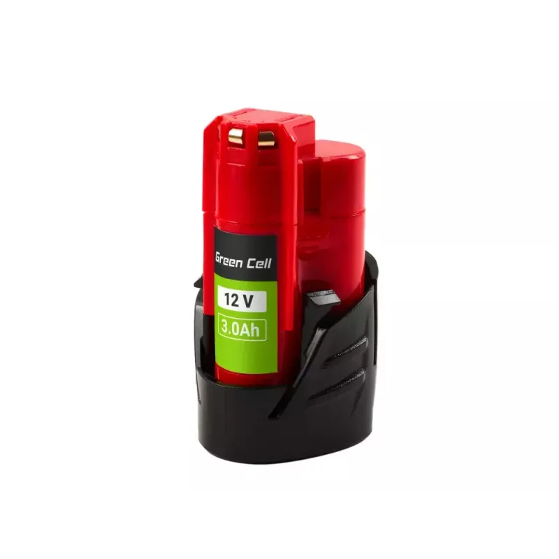 Bateria Green Cell PTML12V3 para ferramentas a bateria / carregador — Li‑Ion 12 V, 3 Ah, 5,1×4,7×8,6 cm