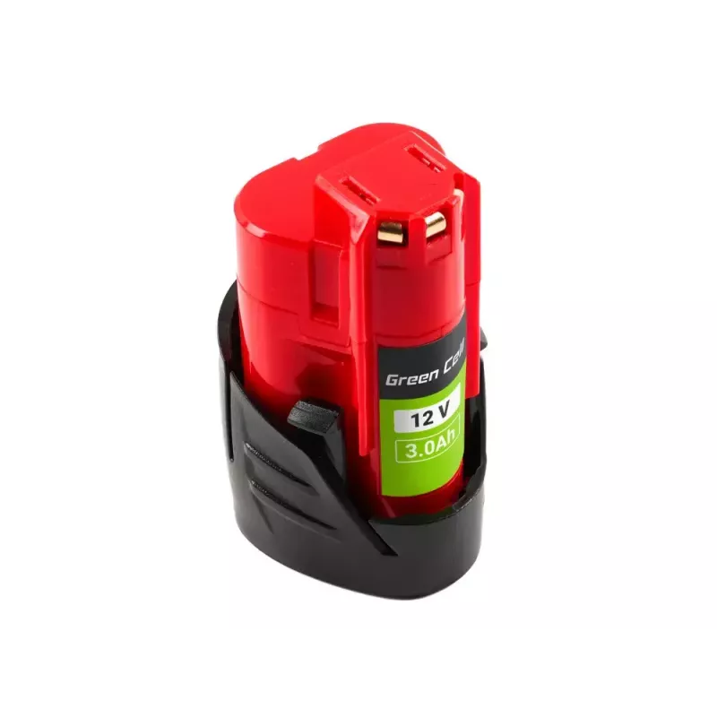 Bateria Green Cell PTML12V3 para ferramentas a bateria / carregador — Li‑Ion 12 V, 3 Ah, 5,1×4,7×8,6 cm