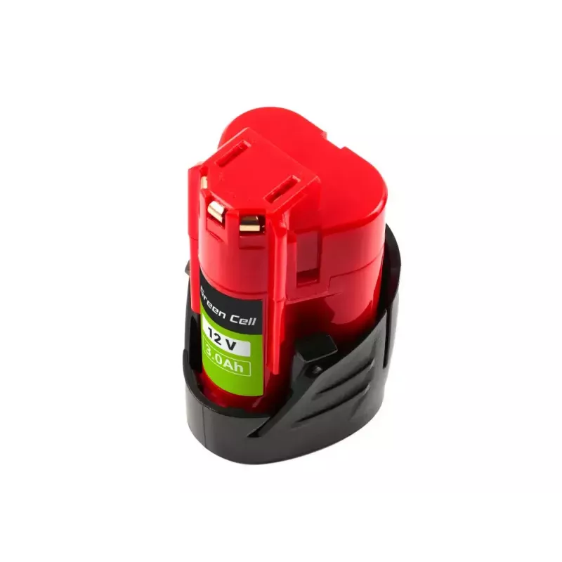 Bateria Green Cell PTML12V3 para ferramentas a bateria / carregador — Li‑Ion 12 V, 3 Ah, 5,1×4,7×8,6 cm