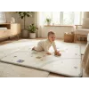 Tapete de espuma enrolado ursos de peluche e estrada pastel