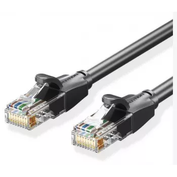 Cabo de rede CAT.6 UTP/30M Preto Ibebt Vention