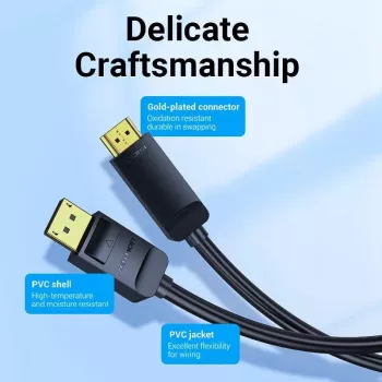 Cabo DP para HDMI 1M/HAGBF Vention