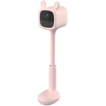 EZVIZ BM1 Rabit Monitor de bebé inteligente HD com bateria, magnético, para interior, com fixação por parafusos Rosa