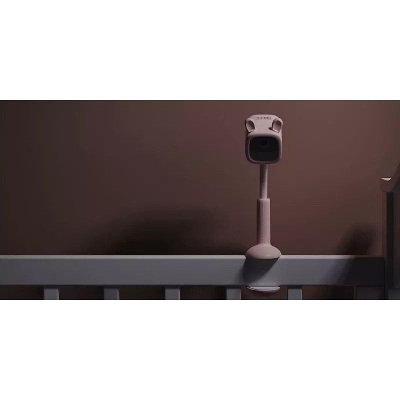 EZVIZ BM1 Rabit Monitor de bebé inteligente HD com bateria, magnético, para interior, com fixação por parafusos Rosa