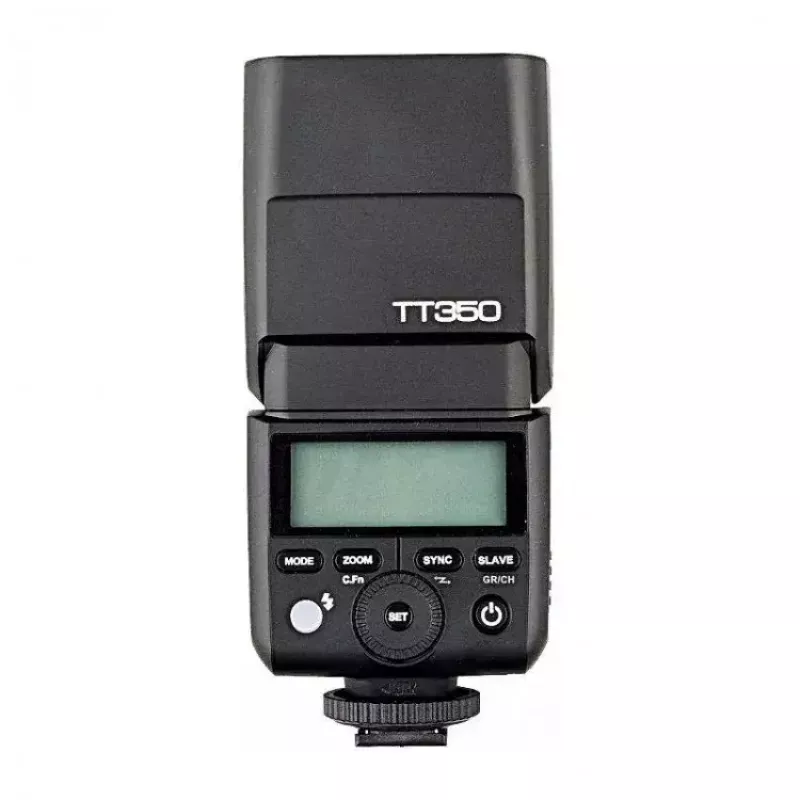 Flash compacto Godox TT350P tempo de reciclagem 2,2 s pilha AA