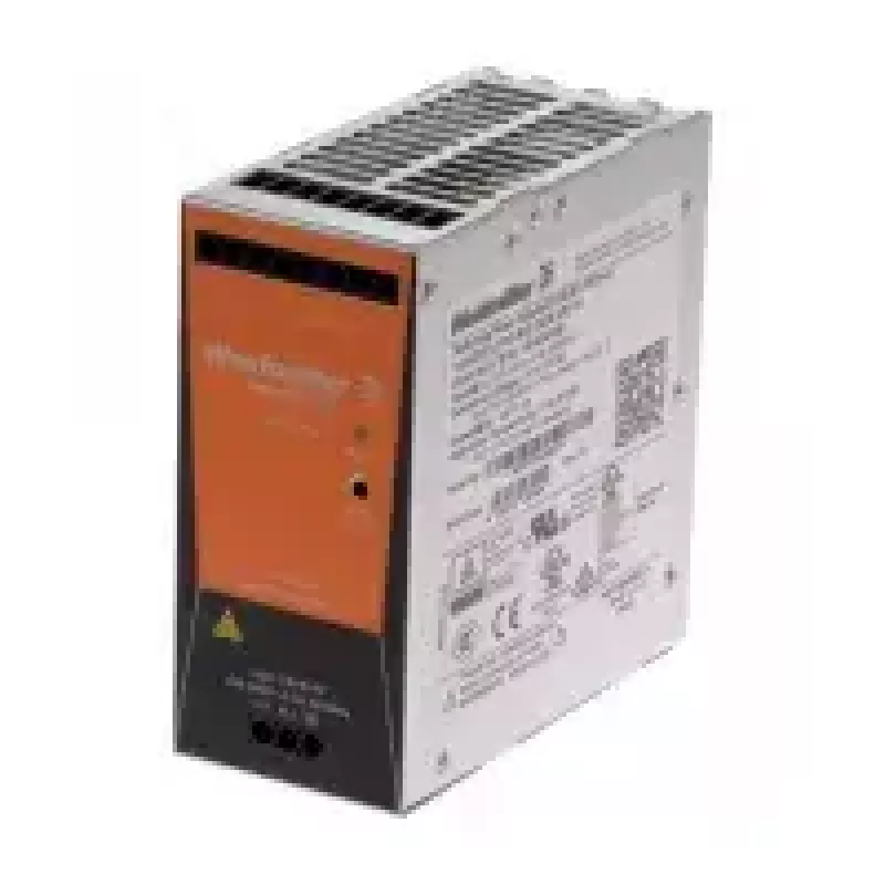 Fonte de alimentação AXIS 01726-001 DIN PS56 240 W, AC 100–240 V, 45–65 Hz, preto/laranja/prateado