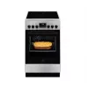 Fogão independente Electrolux LKR540266X — placa vitrocerâmica de 4 zonas, forno elétrico 57 l, aço inoxidável, classe de eficiência energética A, 50 cm