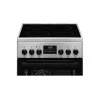 Fogão independente Electrolux LKR540266X — placa vitrocerâmica de 4 zonas, forno elétrico 57 l, aço inoxidável, classe de eficiência energética A, 50 cm