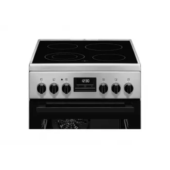 Fogão independente Electrolux LKR540266X — placa vitrocerâmica de 4 zonas, forno elétrico 57 l, aço inoxidável, classe de eficiência energética A, 50 cm