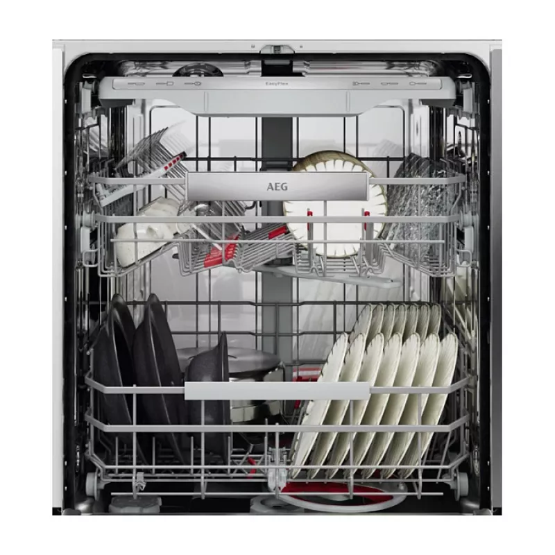 Máquina de lavar loiça de encastrar AEG GU8200A2SGM — 14 conjuntos, classe de eficiência energética A, 40 dB, 8,4 l/ciclo