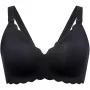 Momcozy YN46 (M) | Sutiã de amamentação push-up floral sem costuras | Preto Floral