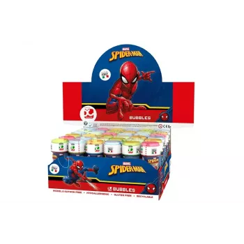 Bolhas de sabão 60 ml Spiderman expositor 36 unidades