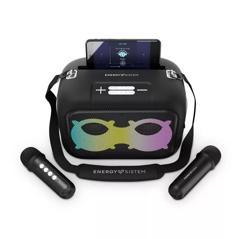 Altifalante estéreo portátil Energy Sistem KaraokeStar preto