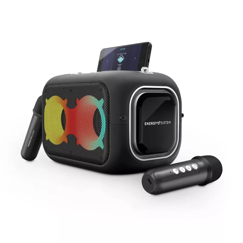 Altifalante estéreo portátil Energy Sistem KaraokeStar preto