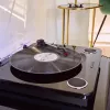 Gira-discos áudio com correia Energy Sistem BlackSpin preto transparente 33 45 78 rpm