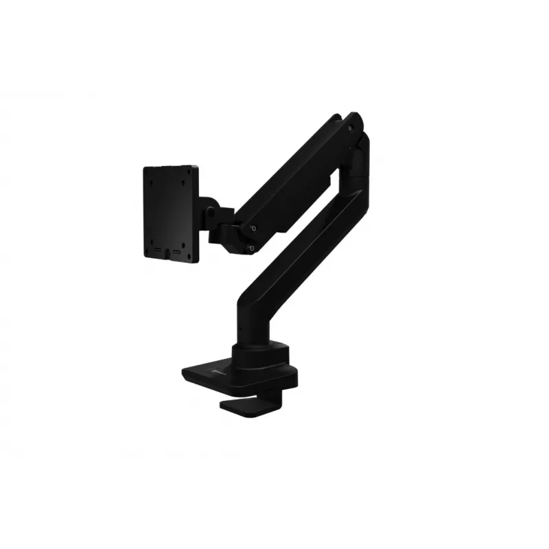 Suporte para monitor Arozzi AZ-ALZARE-NEO-PRO-BK — braço único, VESA 75/100, capacidade máx. 20 kg, altura ajustável, inclinável e orientável, preto