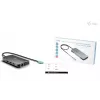 Docking station ITEC i-tec USB-C Metal Nano 3x Display (DP, HDMI, VGA) com Power Delivery 100 W, 4x USB-A, Gigabit Ethernet