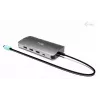 Docking station ITEC i-tec USB-C Metal Nano 3x Display (DP, HDMI, VGA) com Power Delivery 100 W, 4x USB-A, Gigabit Ethernet