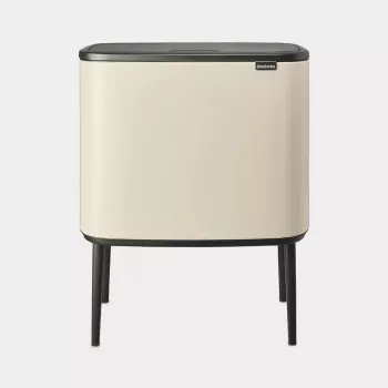 Balde de pedal Brabantia Bo Touch Bin 33 L 3 cestos bege largura 540 mm profundidade 312 mm altura 680 mm