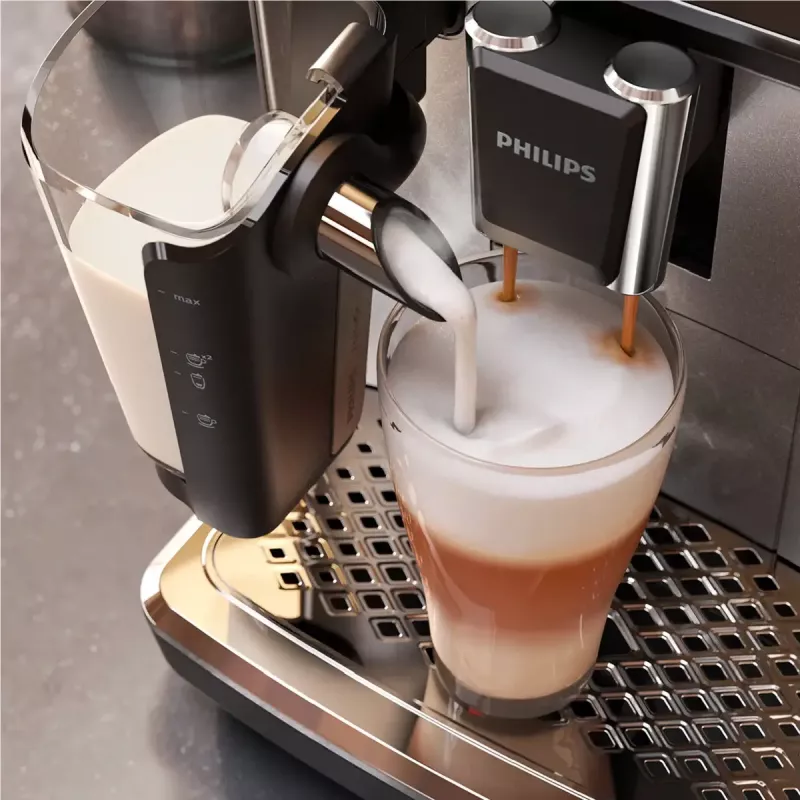 Sistema de leite Philips CA6708/20 LatteGo — compatível com EP2X3X, EP3X4X, EP4X4X, EP5X5X (1 peça)
