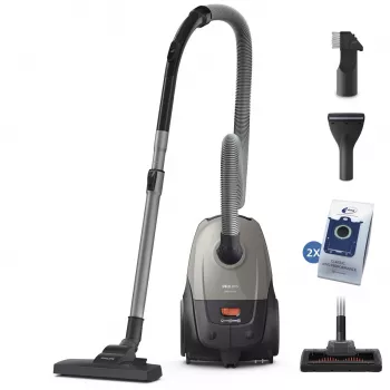 Aspirador de pó com saco Philips 2000 series XD2152/12 — 850 W, saco de 3 L, filtro HEPA, limpeza a seco