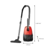 Aspirador vertical Philips 1000 Series XD1111/10, 800 W, limpeza a seco, saco de pó 3 L, HEPA, 77 dB