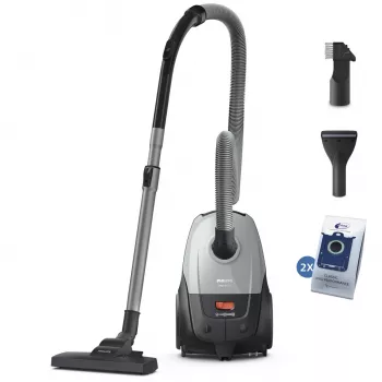 Aspirador vertical Philips XD2142/12 — 850 W, saco de pó 3 L, filtro HEPA, limpeza a seco