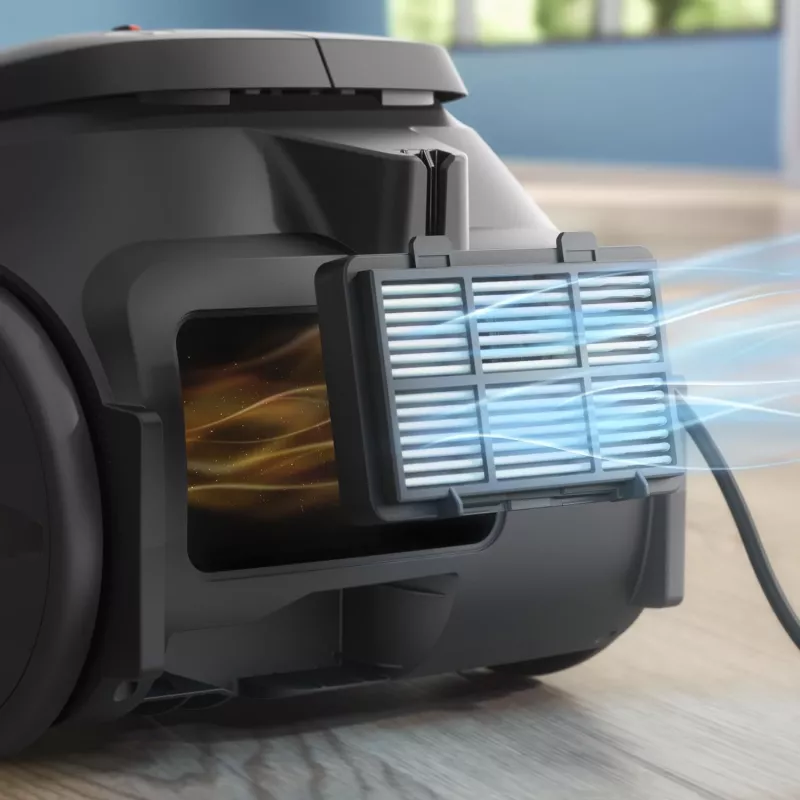 Aspirador vertical Philips XD2142/12 — 850 W, saco de pó 3 L, filtro HEPA, limpeza a seco