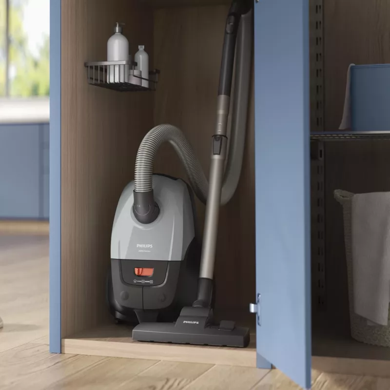 Aspirador vertical Philips XD2142/12 — 850 W, saco de pó 3 L, filtro HEPA, limpeza a seco