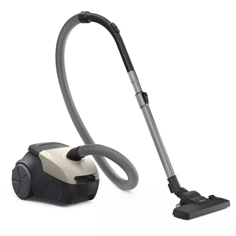 Aspirador | PHILIPS | potência de entrada 800 W | capacidade de pó 3 L | aspirador vertical | tipo de limpeza a seco | depósito de pó saco | cor preto/bege | XD1101/10
