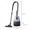 Aspirador vertical Philips 2000 series XD1142/10 — 800 W, saco de pó 3 L, filtro HEPA, limpeza a seco