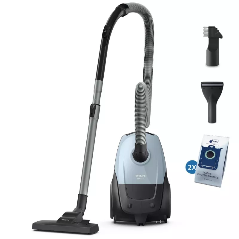 Aspirador vertical Philips 2000 series XD1142/10 — 800 W, saco de pó 3 L, filtro HEPA, limpeza a seco