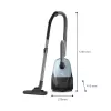 Aspirador vertical Philips 2000 series XD1142/10 — 800 W, saco de pó 3 L, filtro HEPA, limpeza a seco