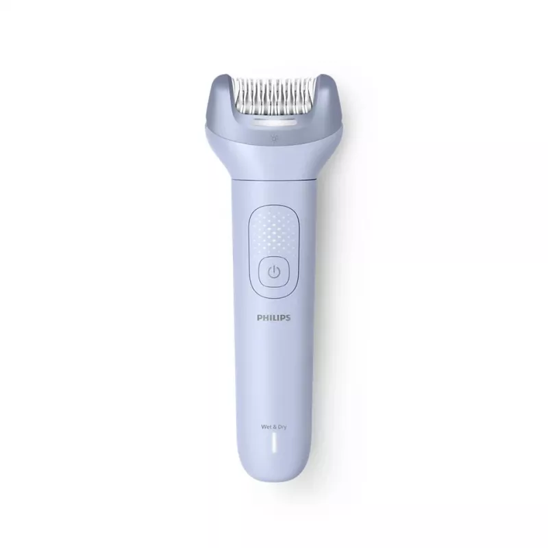 Depiladora Philips 8000 Series BRE708/00 — sem fios, molhado e seco, 32 pinças, 2 velocidades, azul