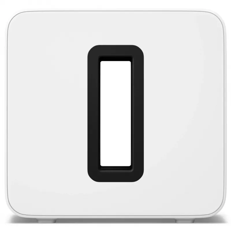 Subwoofer ativo Sonos Sub 4 – amplificador classe D, AC 110–240 V, 40,2 × 15,8 × 38,9 cm, preto ou branco