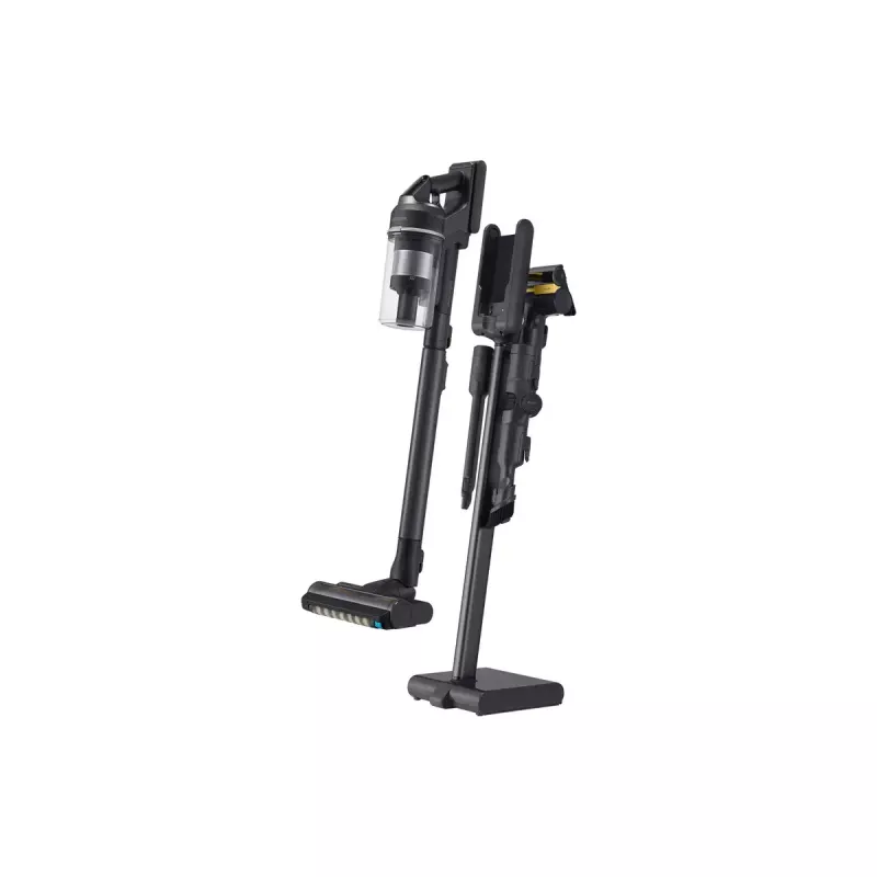 Aspirador vertical Samsung VS20C9554TK — bateria de iões de lítio, 580 W, sem saco 0,8 l, ciclone, preto