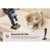 Aspirador vertical Samsung VS20C9554TK — bateria de iões de lítio, 580 W, sem saco 0,8 l, ciclone, preto