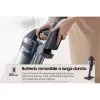 Aspirador vertical Samsung VS20C9554TK — bateria de iões de lítio, 580 W, sem saco 0,8 l, ciclone, preto