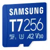 Cartão de memória MicroSDXC Samsung T7 256 GB UHS-I U3 V30 leitura 170 MB/s azul