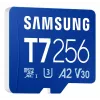 Cartão de memória MicroSDXC Samsung T7 256 GB UHS-I U3 V30 leitura 170 MB/s azul